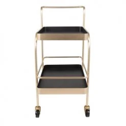 Maisons Du Monde Îlots Et Dessertes Desserte En Métal Noir Et Doré