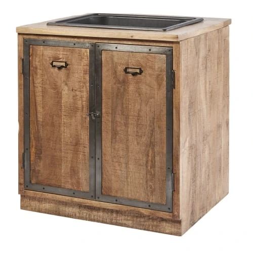 Maisons Du Monde Meubles Bas Avec évier Meuble Bas De Cuisine Avec évier 2 Portes En Manguier Massif 2 Maisons Du Monde Meubles Bas Avec évier Meuble Bas De Cuisine Avec évier 2 Portes En Manguier Massif – Image 2