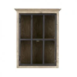 Maisons Du Monde Meubles Haut Meuble De Cuisine Haut 1 Porte Vitrée Poignée à Droite En Pin Recyclé