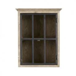 Maisons Du Monde Meubles Haut Meuble De Cuisine Haut 1 Porte Vitrée Poignée à Gauche En Pin Recyclé