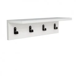 Toilinux Portemanteaux Et Patères Porte Manteau Blanc