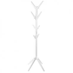 Meubles de cuisine Soldes -Meubles de cuisine Soldes portemanteau sur pied arbre bois blanc 62x62x173cm 1