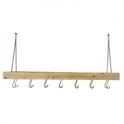 Maisons Du Monde Meubles Haut Suspension De Cuisine En Bois De Sapin Et Métal Noir